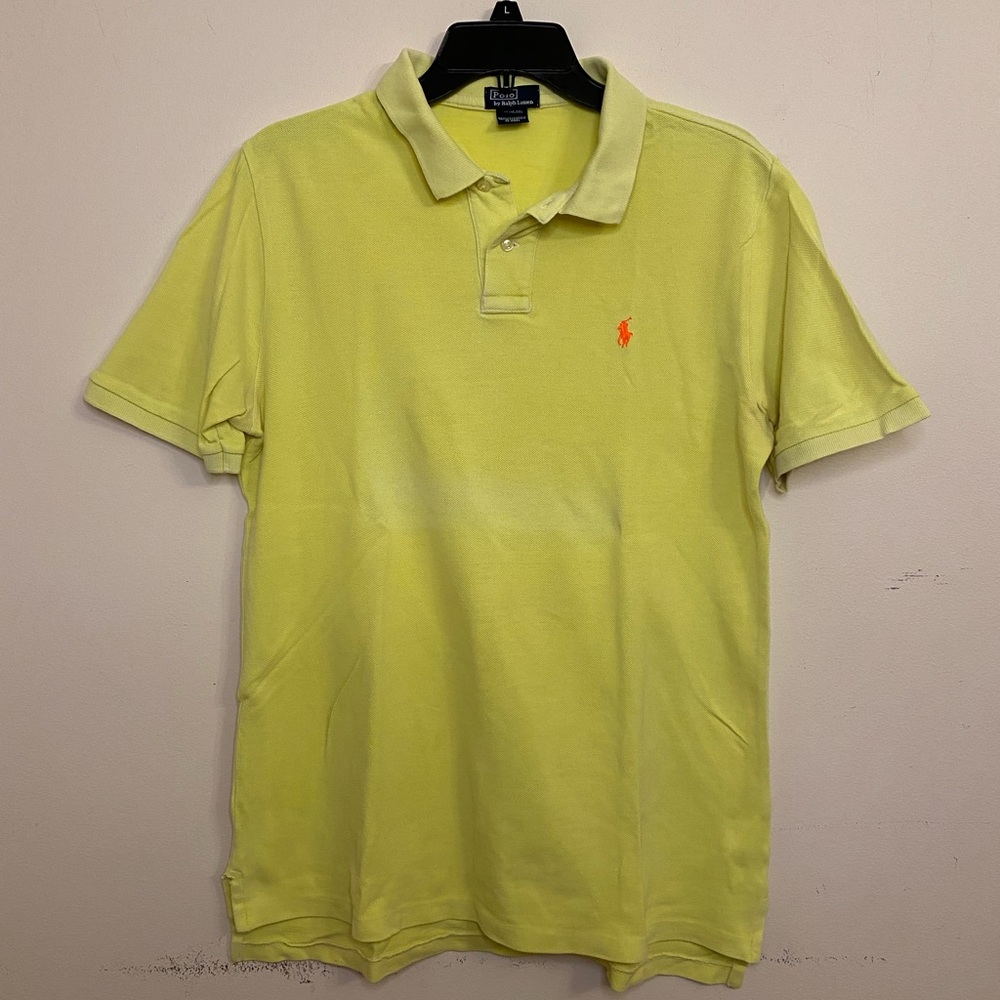 Polo Ralph Lauren Boys Yellow Polo Shirt Size Extra Large (XL)